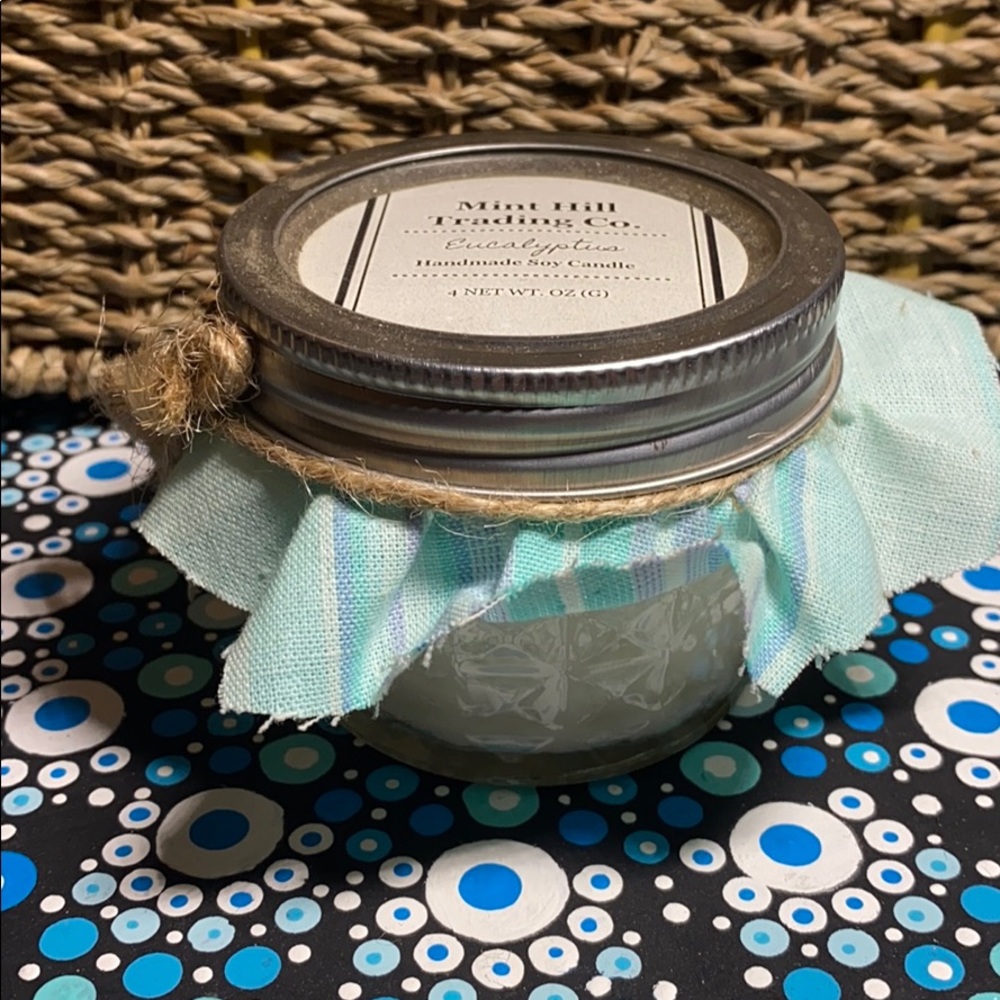 Handmade Eucalyptus Essential Oil Soy Candle